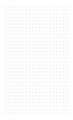 Graph paper. Printable dotted grid paper on white background. Geometric abstract dotted transparent illustration with dots for school, notebook, diary, notes, print. Realistic paper blank size Legal