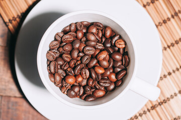 natural coffee freshly brewed beverage close-up food