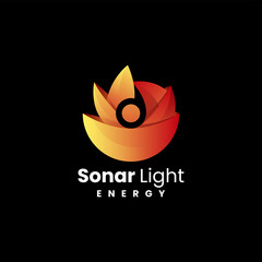 Vector Logo Illustration Bird Gradient Colorful Style.