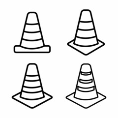 Cone Icon Design Vector Template Illustration