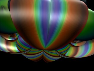 Obraz premium Imaginatory fractal abstract background Image