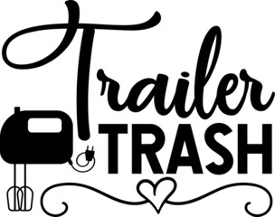  camping svg design trailer trash