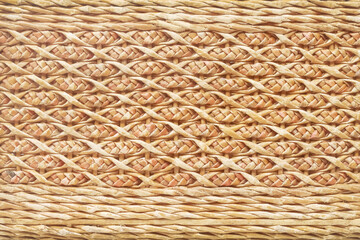 Old paper wall with weaving  in seamless pattern crafts background