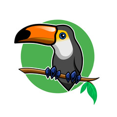 toucan toco bird , mascot vector illustration © Ilhustrator
