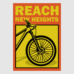 vintage poster design reach new heights retro illustration