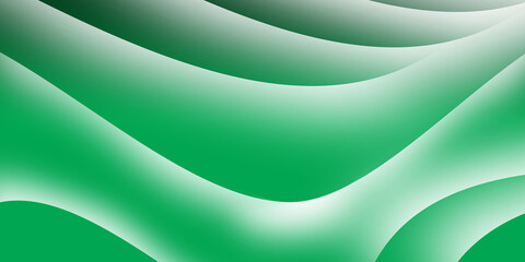 abstract green background with waves