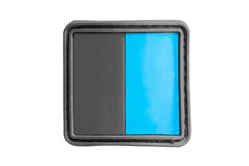 Rubber patch isolated