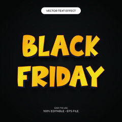 Black Friday 3D Emboss Style Text Effect