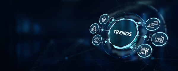 Business, Technology, Internet and network concept. Recent and latest trend.3d illustration