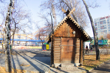 wooden house