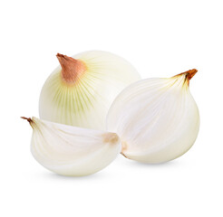 Onion isolated on white background