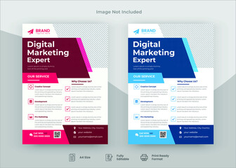 Corporate Flyer Template Design, Flyer Design. Poster Design, Corporate Poster, Promotional Flyer,