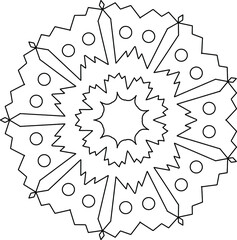 abstract floral ornament mandala design, tattoo, black and white mandala, pattern, tattoo, 