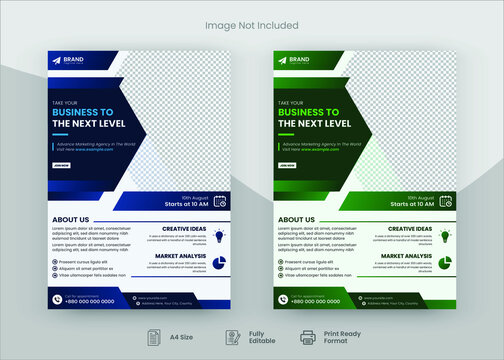 Corporate Flyer Template Design, Flyer Design. Poster Design, Corporate Poster, Promotional Flyer,