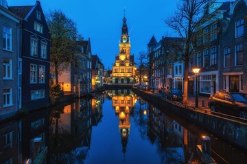 Light reflections in alkmaar