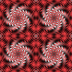 Endless seamless repeating abstract background with ornament of different colors