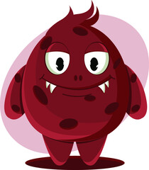 cartoon monster from another planet