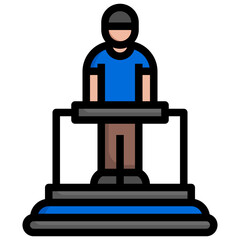 VR PLATFORM Filled Outline