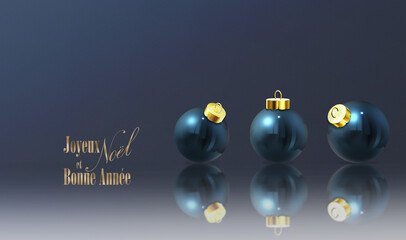 French Christmas card