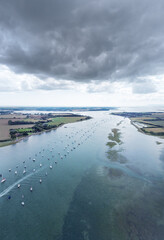 seascape image of the small village of bosham