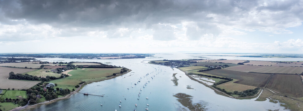seascape image of the small village of bosham