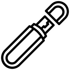 FLASH DRIVE line icon,linear,outline,graphic,illustration