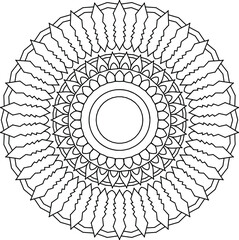 Mandala illustration design artwork, vector mandala, coloring mandala page, background, artwork, mehndi, geometric, ornaments, yoga, meditation