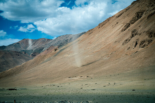 Vast expanse of Land in Sarchu, Himachal Pradesh, India