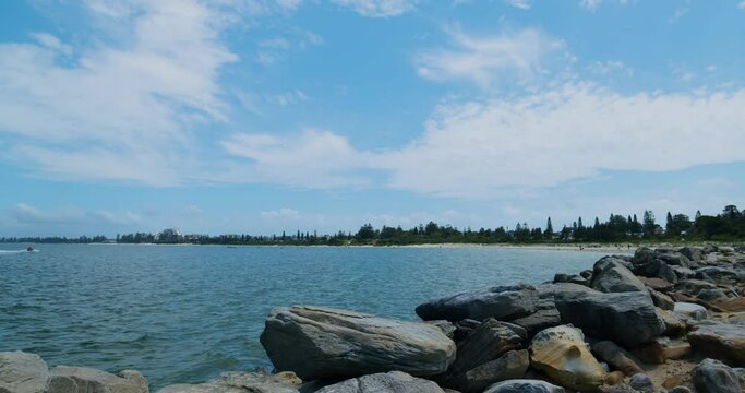 Timelapse of Brighton le Sands Beach in Sydney