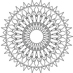 Mandala illustration design artwork, vector mandala, coloring mandala page, background, artwork, mehndi, geometric, ornaments, yoga, meditation