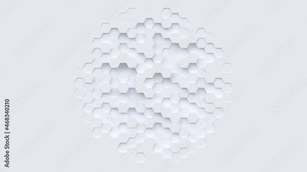 Poster geometric modern animated seamless looping abstract background. 3d render design element, creative m