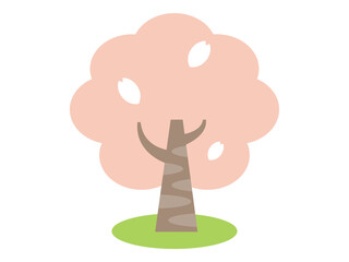 桜の樹のイラストレーション