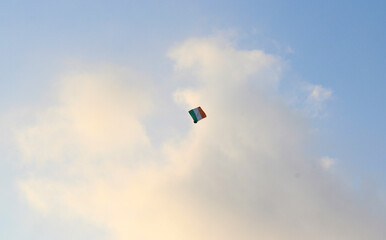 kite flying in the sky