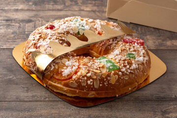 Spanish typical epiphany cake 