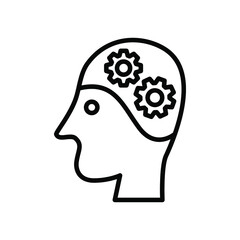 Think icon vector graphic