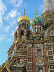 Fototapeta na wymiar Church of the Savior on Blood - St Petersburg