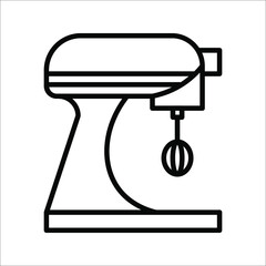 Stand Mixer icon vector illustration, isolated on white background. eps 10