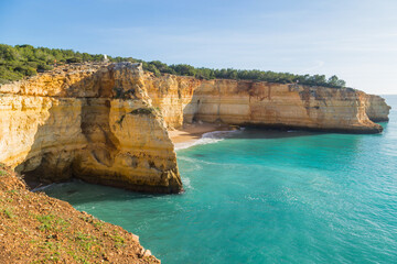 Fototapeta premium Cliffs in the Coast of Algarve