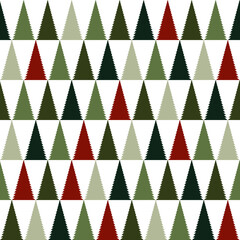 Christmas Tree seamless pattern. Digital Illustration Background