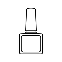 Nail polish icon. Cosmetic sign. vector illustration