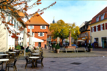 Ettlingen, Innenstadt Platz vor der Residenz