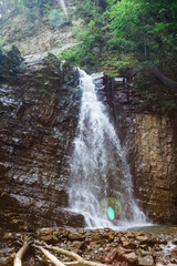 Obraz premium view of the waterfall