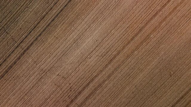 An aerial view of a vast agricultural field in Coburg Bavaria, Germany