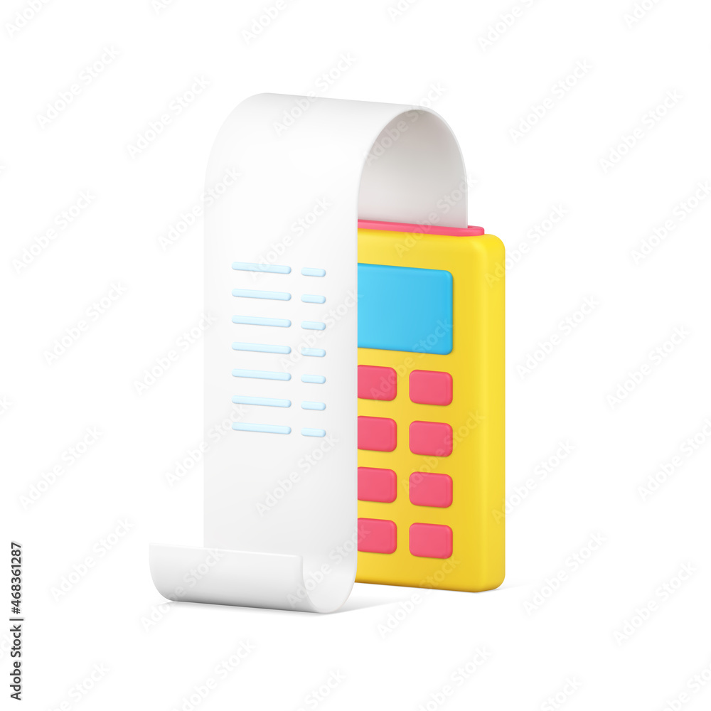 Aufkleber bright yellow payment machine credit card terminal with red buttons isometric simple icon vector
