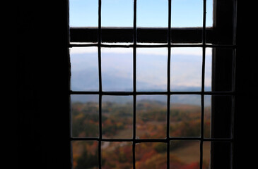 Window of the Franciscan monastery of La Verna, Tuscany