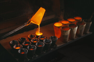 casting gold mining industry factory metal production