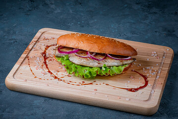 sandwich with fish