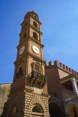 Fototapeta na wymiar Faenza, Italy: historic tower