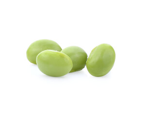edamame beans isolated on white background