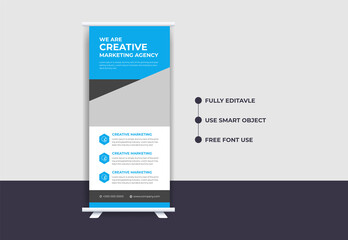 Professional Unique Corporate DL Flyer Rack Card Template for Multipurpose Use with Blue, Yellow, and Green Color Variations